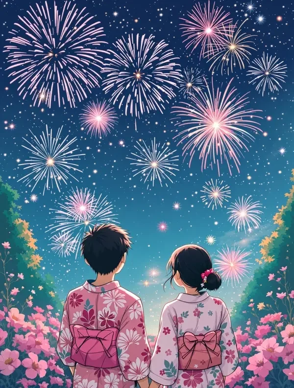 花火大会之夜 漫画封面